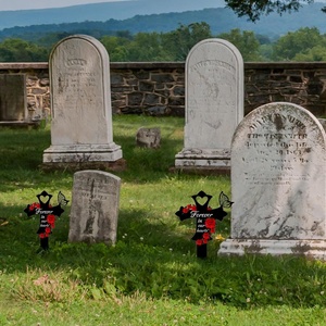 Metal Cementerio Plugin Decoración Metal Jardín Estaca Creativo personalizado Metal Césped Adornos Decoración de jardín - Product Image 5