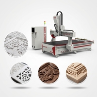 Machine de fraisage CNC 4 axes la plus vendue pour la sculpture, la fabrication de portes de meubles, les plaques 3D et l'acrylique MDF