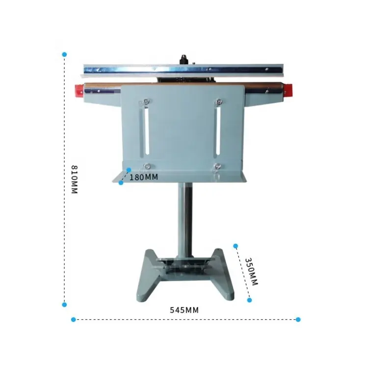 Sigillatrice e taglierina avanzata per sacchetti in polietilene a pedale sigillatrice e tagliatrice per sacchetti