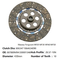 Venta Directa de Fábrica: Disco de Embrague Principal Premium de 300mm para Tractor, 887889M94, para Massey Ferguson MF 240 250 265 275 290 690
