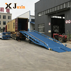 ทางลาดไฮดรอลิกเคลื่อนที่ได้ <span class=keywords><strong>รับ</strong></span>รองมาตรฐาน CE ISO ขนาด 8 ตัน 10 ตัน 12 ตัน สำหรับการขนถ่ายตู้คอนเทนเนอร์ในคลังสินค้าโลจิสติกส์ - Product Image 1