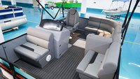 Kinocean 16ft Luxury Bass Pro Pontoon Boat Pontoon House bateau de pêche avec réfrigérateur à vendre