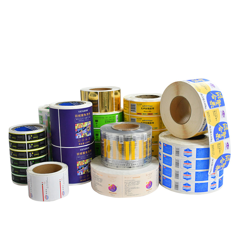 Custom Printed Glossy Lamination Art Paper Stickers Perfume Packaging Adhesive Roll Label