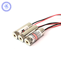 Module Diode Laser rouge, 2 pièces, 12x35mm 3V 5V 650nm 5mW