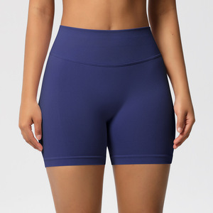 Shorts de Ciclismo de Cintura Alta para Mujer, 3 Pulgadas, Espalda en V, Control de Abdomen, Sin Efecto Camel Toe, Transpirables, para Correr, Yoga, Gimnasio, OEM ODM - Product Image 4