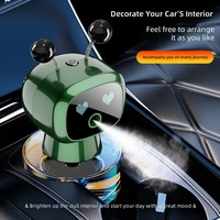 Robot diffuseur d'arômes intelligent pour voiture, purificateur d'air, humidificateur, parfum automatique, recharge USB, design dynamique