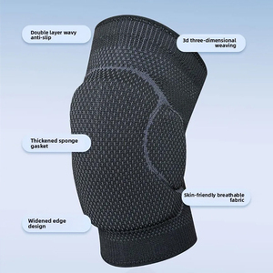 Ginocchiera Traspirante in Maglia 3D con Alta Elasticità e Strisce Antiscivolo per Pallavolo e Fitness - Product Image 2