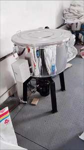 Mélangeur à ruban industriel automatique en acier inoxydable, contrôlé par PLC, sans gravité, configuration mobile, capacité 100 kg/h, 380 V, plastique - Product Image 2