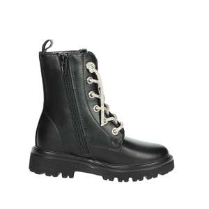 Bottes de combat Asso pour filles, noires, taille 34, lacets perlés - Product Image 4