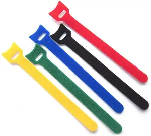 Colorful magic cable ties reusable cable ties