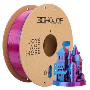Dual Color Silk <b>PLA</b> 3D Printer Filament Smooth Surface No Polishing Needed For Anime Figure Model - Product Image 3