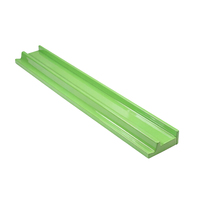 Supports magnétiques en bois de 19 pouces, pousseur de Mahjong 2-en-1 bleu sarcelle, pousseur de Mahjong en bois poli, cadeau de jeu