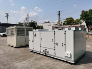 Système de climatisation central industriel/commercial robuste à économie d'énergie, unité de traitement DX de type conduit, moteur AC R-410A robuste - Product Image 1