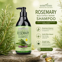 Ensemble professionnel pour la croissance des cheveux à la rosemaine 4 en 1 : shampooing, après-shampooing, masque capillaire et huile essentielle à la biotine et à la kératine