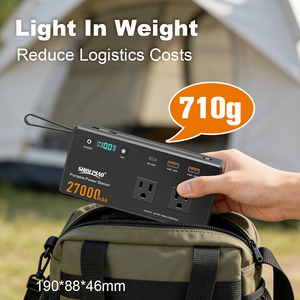 <span class=keywords><strong>Station</strong></span> d'alimentation portable de secours OEM, mini, à charge rapide, avec prise AC, pour camping, bureau, travail, banque d'alimentation pour ordinateur portable - Product Image 3