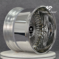 Jantes forgées chromées 18 19 20 pouces 2 ou 3 pièces 5*114.3 pour Nissan EMITZ 350Z 370Z Skyline Silvia GTR R32 R35 Subaru Mazda