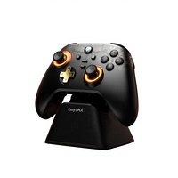 Control de Juego Inalámbrico EasySMX D05 para PC/Android//Joystick y Gatillos con Efecto Hall, Base de Carga con Vibración