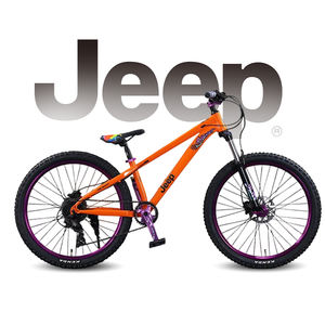 Vélo de montagne avec freins à disque hydrauliques DP20, pédales antidérapantes semi-aluminium JEEP, cadre en acier à haute teneur en carbone - Product Image 4