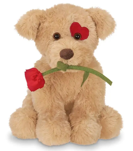 Sıcak satış yaratıcı sevgililer günü hediyeleri simüle doldurulmuş gül köpek bebek özelleştirilmiş romantik yavru peluş oyuncaklar - Product Image 6