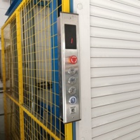 Plateforme élévatrice de fret industrielle à rail hydraulique, prix usine, 500 kg - 1 tonne, acier haute résistance, hauteur de levage 2m-10m, petite taille