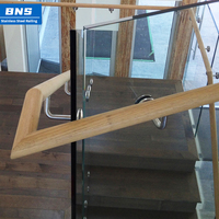 BNS extérieur pont fer balcon sans cadre en acier inoxydable garde-corps en verre côté monté poteau garde-corps en verre fabriqué en chine