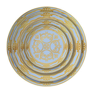 Set di Piatti e Ciotole in Porcellana Bone China Personalizzati, Moderni e di Lusso per Matrimoni, Disponibili in Nove Colori, Lavabili in Lavastoviglie - Product Image 4