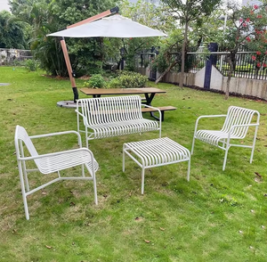 Meubles de patio Ensemble de jardin en aluminium Chaise longue et table d'extérieur en métal Restaurant Café Balcon <span class=keywords><strong>Terrasse</strong></span> - Product Image 3