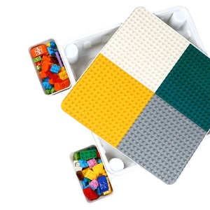 Bàn Chơi Học Tập Sáng Tạo Đa Năng Cho Trẻ Em Khối Xây Dựng Giáo Dục Bàn Hoạt Động - Product Image 4