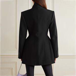 Giacca Blazer in Lana di Alta Qualità su <span class=keywords><strong>Misura</strong></span> per Donne e Signore, Produzione all'Ingrosso - Product Image 3