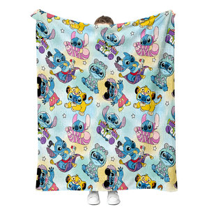 Nueva Manta de Felpa con Diseño de Anime y Personajes de Dibujos Animados, Regalos para Niños, Manta de Viaje Personalizada con Sublimación - Product Image 2