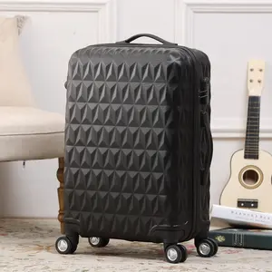 新设计PC拉链箱包流行手推车行李
