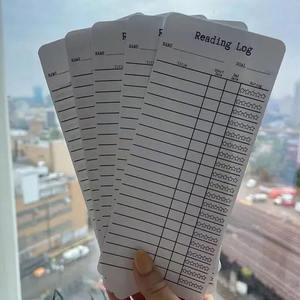 Lista de lectura Marcadores Rastreador Biblioteca Libro Club Tarjeta con borla Página de lectura de la Biblia Diario Registro Libro Marcador Kit de juego a granel - Product Image 3