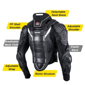 Veste de Protection Anti-collision en polyéthylène, maille en PP, Protection de sécurité respirante pour <span class=keywords><strong>moto</strong></span> - Product Image 3