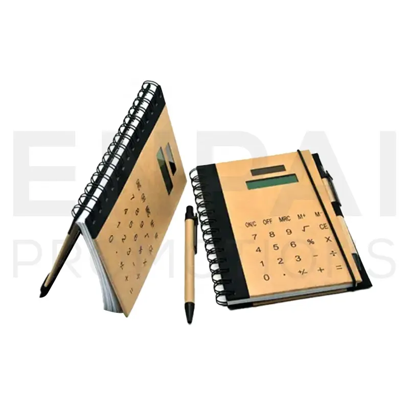 Creatieve Betterhill Multifunctionele Notebooks Zonne-Energie Calculator Memo Notities Boek Notitieblok Dagboek Schrijfpapier