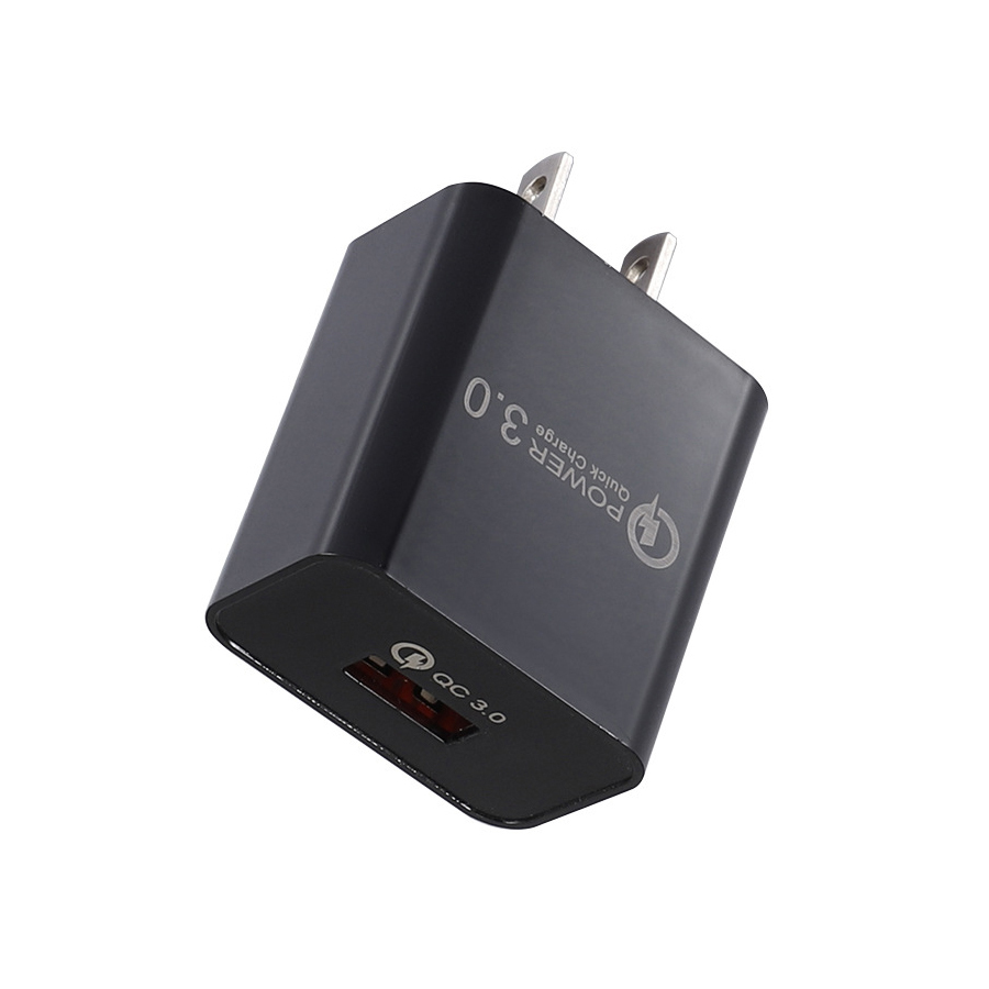 QC3.0 Power Adapter US plug - Black