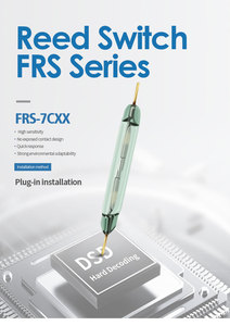 MKA10110 AT15-20 สวิตช์รีดแม่เหล็กไฟฟ้าขนาด 7 มม. แบบติดตั้งด้วยการบัดกรี แบบเปิดปกติ พร้อมตัวครอบแก้ว - Product Image 3