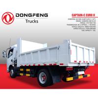 Camion léger Dongfeng Captain série C, benne basculante, 17 pieds, 4x2, mini camion à benne basculante