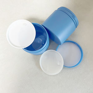 マットブラックジャー3オンス5オンス8オンスメンズポマード容器PPペットプラスチッククリームペーストローションカスタム包装缶フロストプリントふた付き - Product Image 2