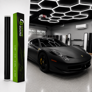 Película Protectora de Pintura TPU Negra Brillante de Fábrica China, 8.5 Mil, Película para Envolver Autos que Cambia de Color, Vinilo Transparente para Carrocería - Product Image 1