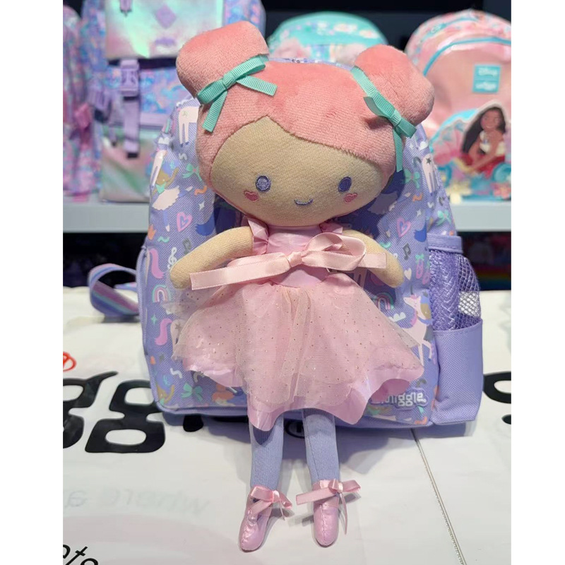 Pink ballet dress little girl mini backpack-2620cm