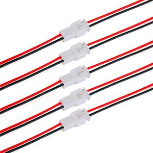 定制 HooHA 线束 JST XH 系列 2.5mm 2P/3P 镀锡铜 PVC 护套连接器电缆组件，用于消费类接线 - Product Image 3