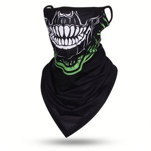 Pañuelo Multiusos Unisex de Malla Transpirable con Diseño de Calavera para Verano, Protección Solar, Alta Elasticidad, Venta al por Mayor - Product Image 6