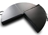 Tapis pliant rond de haute qualité tapis de danse sûr sans tuyau en acier
