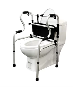 Equipo de rehabilitación médica <span class=keywords><strong>Asiento</strong></span> de cuero de aleación de aluminio Muleta ortopédica plegable Ayuda para caminar de pie para personas mayores discapacitadas - Product Image 6