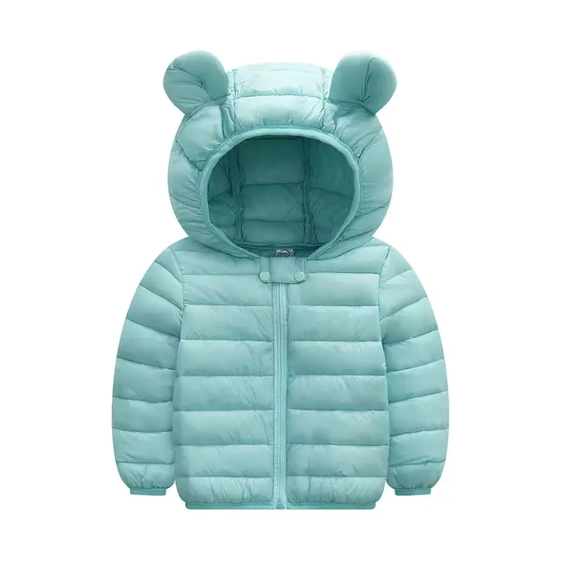 Children's light down padded jackets new boys and girls cotton padded baby jacket 4 y children's baby padded jackets