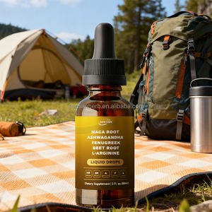 Integratore di vendita a caldo Private Label biologico estratto di Maca radice di Maca gocce liquide semi di fieno greco Ashwagandha per adulti - Product Image 4