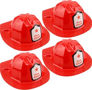 Chapeau de pompier pour enfants 2026 en promotion avec autocollant générique, jouet de scène pour enfants - Product Image 1
