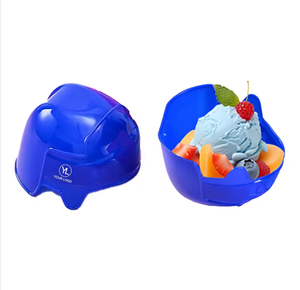 Mini-casque de baseball personnalisé avec logo, bol à glace, gobelet à collation en plastique style stade pour sports et jeux - Product Image 1
