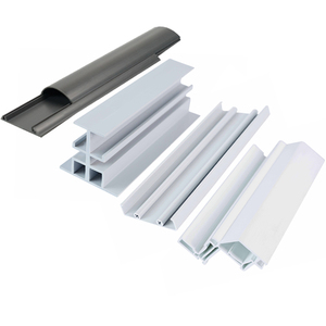 Tùy chỉnh màu đen PVC hồ sơ với lỗ cho ngôi nhà hiện đại xây dựng windows trực tiếp từ nhà cung cấp của nhựa hồ sơ - Product Image 3