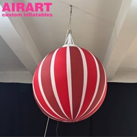 Ballon de Noël gonflable, décoration de plafond, sphère miroir gonflable pour fête de Noël/ornement de magasin/centre commercial, boule de Noël gonflable